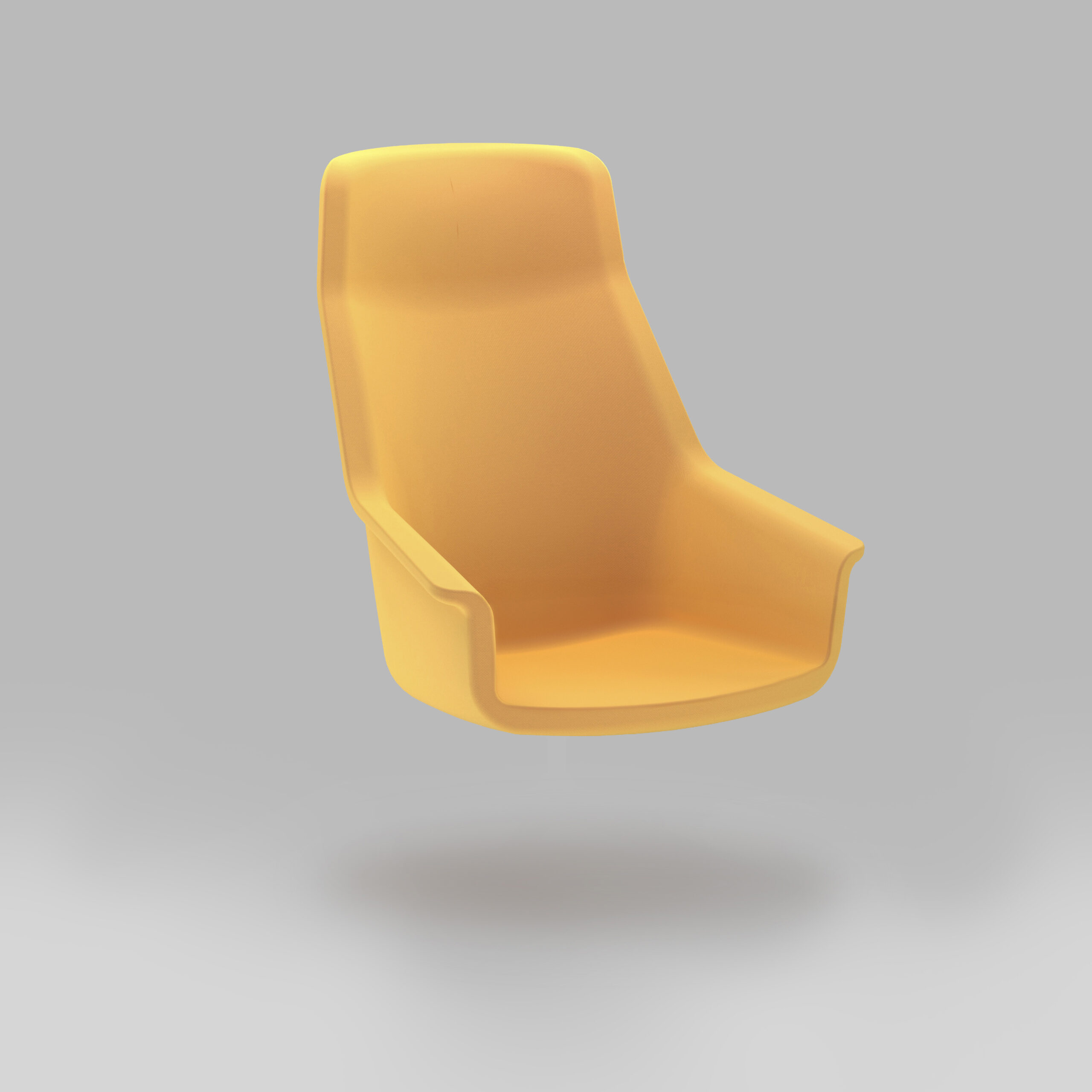 80 FOLD Lounge Alta Senza Base Senza Cuscino Fronte