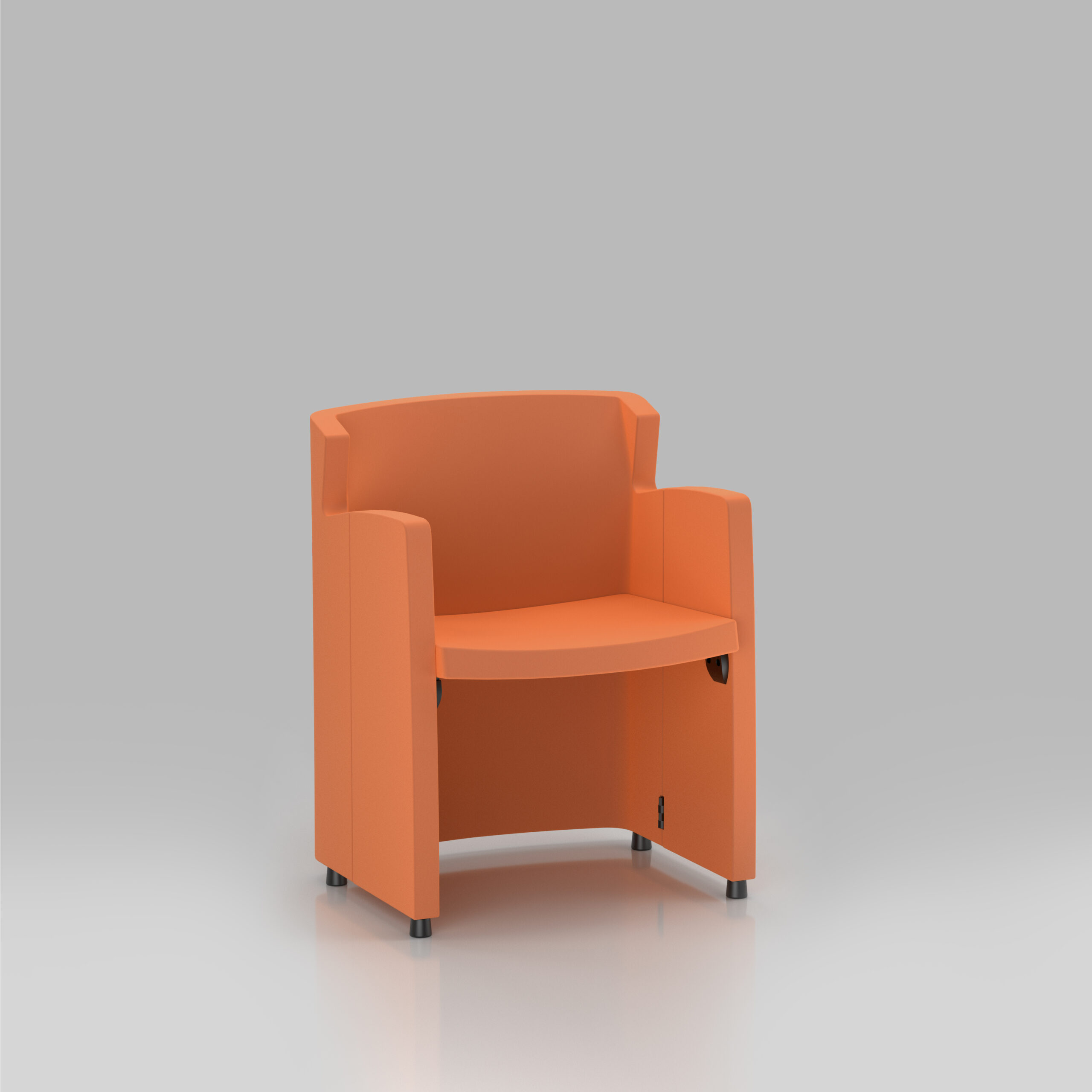 INDACO Poltrona Pieghevole Aperta Piedini Fronte