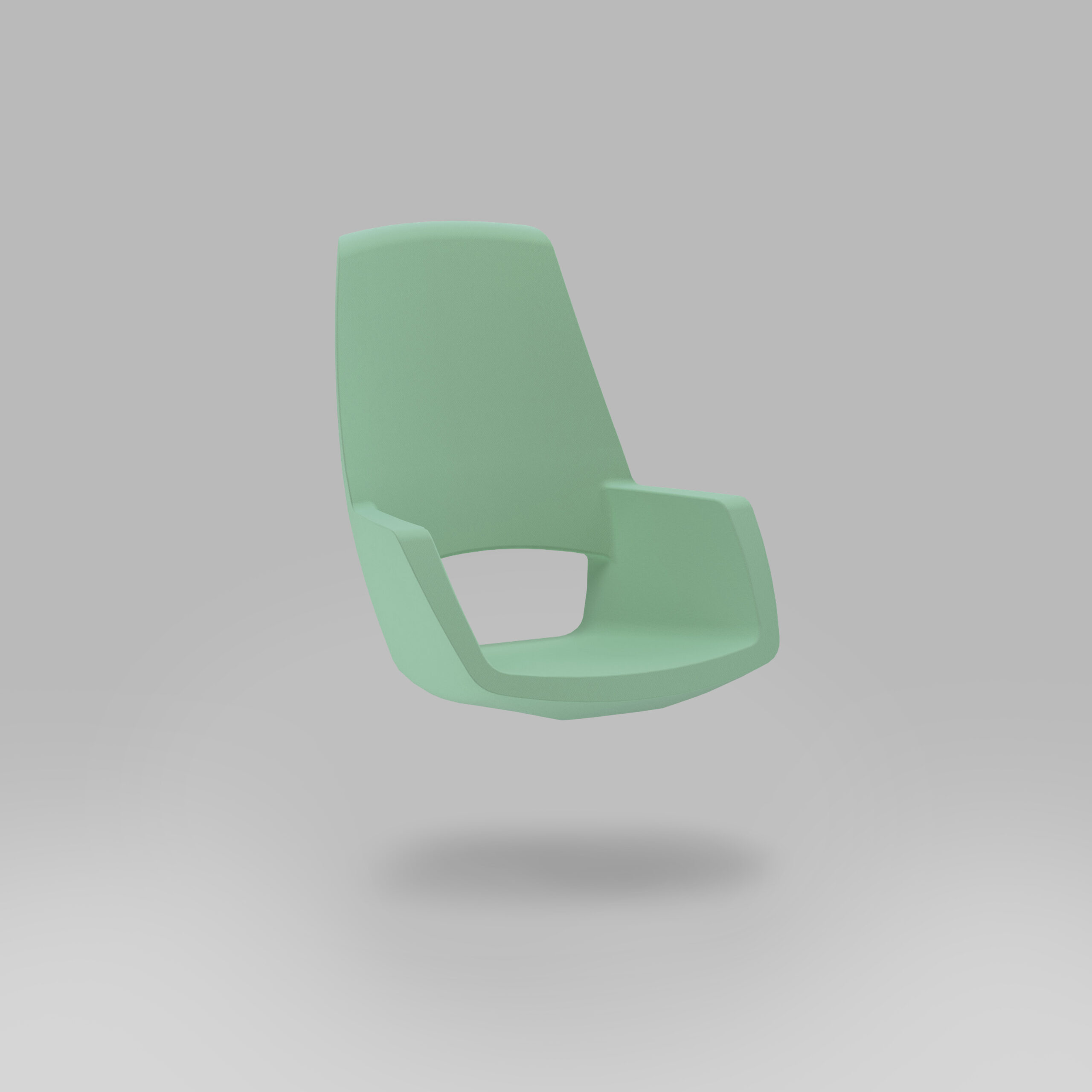 Kelly aperta poltrona alta Senza Base